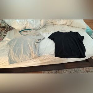 Abercrombie & Fitch Women’s  Gray, White, and Black Tees